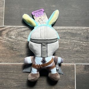 Star Wars Mandalorian Squeaky Pet Toy (Easter Edition)